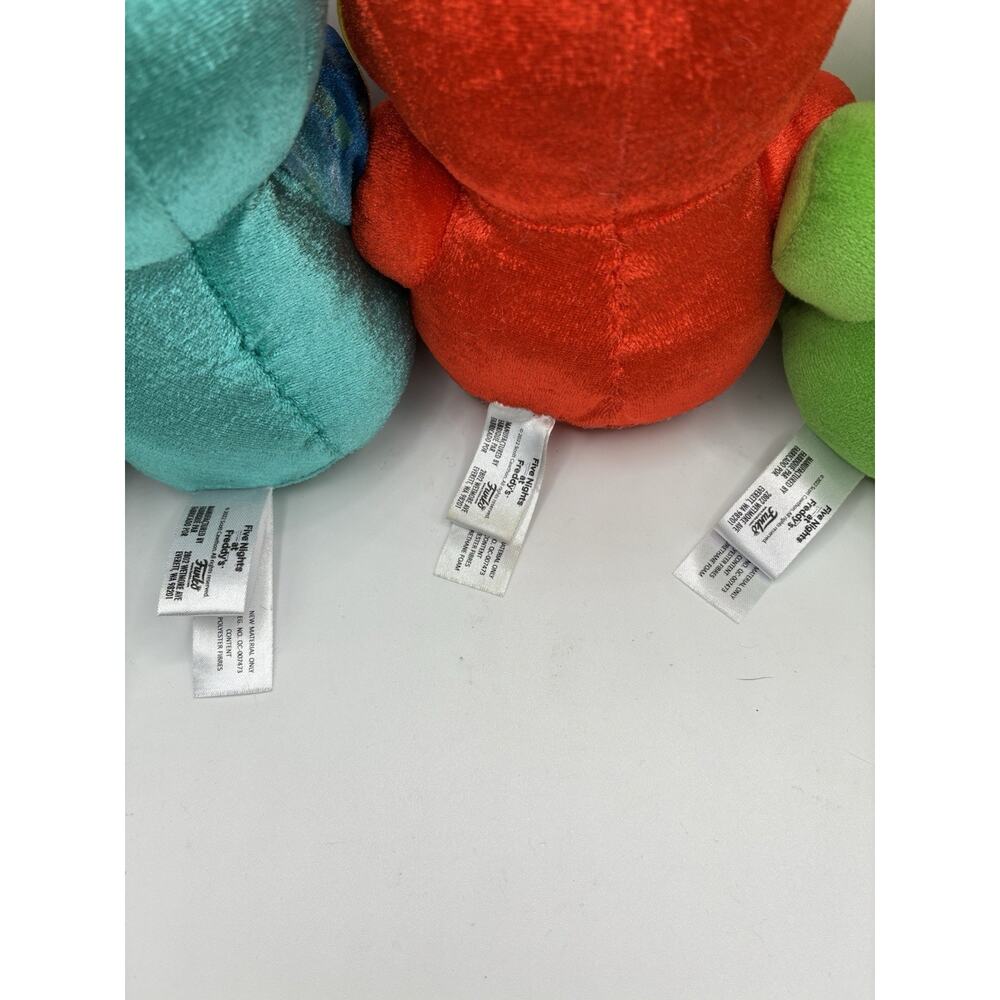 FNAF Plush Lot of 3 Five Nights at Freddys 7in Bonnie Chica Freddy System Error - Picture 3 of 6